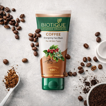 BIOTIQUE Coffee Energizing Face Wash 150ml | Fresh Skin