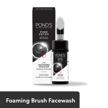 POND'S Pure Detox Foaming Brush Facewash 150 ml
