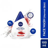 NIVEA Milk Delights Saffron Face Wash 100ml | Glow & Soft Skin