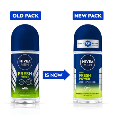NIVEA MEN Fresh Power Anti-Perspirant Roll-On 50ml