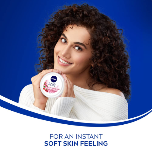 NIVEA Soft Berry Blossom Cream 200ml | Hydrating Moisturizer