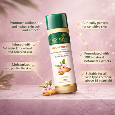 Biotique Glow Tonic Vitamin E Toner 120 ml