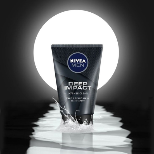 NIVEA Men Deep Impact Face Wash 100ml – Deep Clean Face Wash