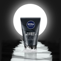 NIVEA Men Deep Impact Face Wash 100ml – Deep Clean Face Wash