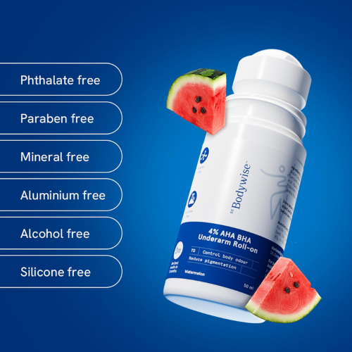 Be Bodywise 4% AHA BHA Underarm Roll On Watermelon 50ml