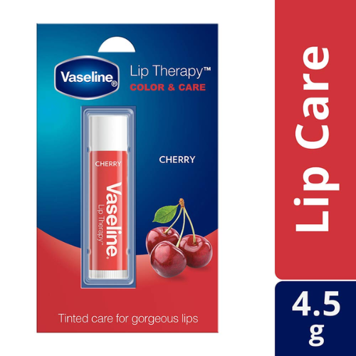 Vaseline Color & Care Cherry – Tinted Moisturizing Lip Balm