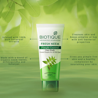 Biotique Neem Pimple Control Face Wash for Acne