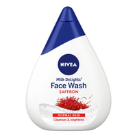NIVEA Milk Delights Saffron Face Wash 100ml | Glow & Soft Skin