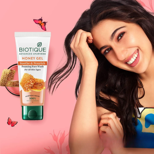 Biotique Honey Gel Foaming Face Wash for Dry Skin
