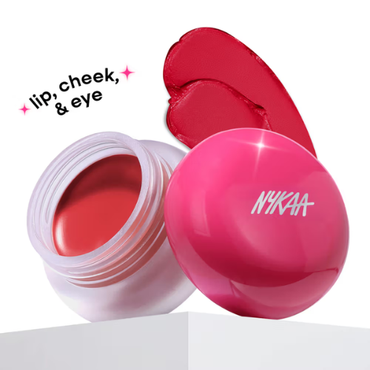 Nykaa Cosmetics Whipped Blurring Multi-use Blush Pot For Lips Cheeks & Eyes (4g)