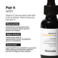 Minimalist Vitamin C 10% Face Serum 30ml