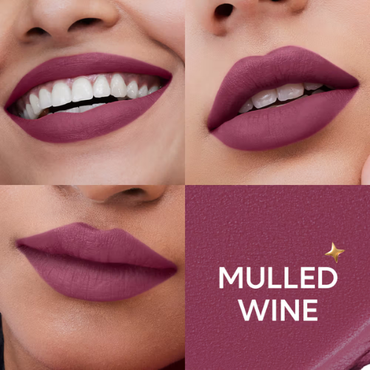 Nykaa Matte to Last No Transfer Long Lasting Lipstick - Mulled Wine(3.5g)
