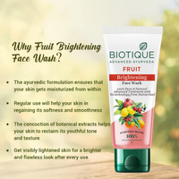 Biotique Fruit Brightening Face Wash for Glowing Skin