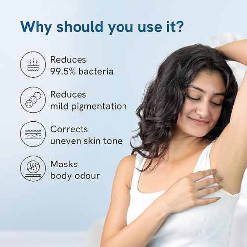 Be Bodywise 4% AHA BHA Underarm Roll On Aqua 50ml