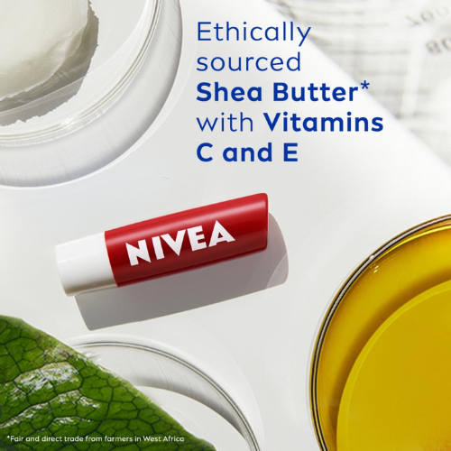 NIVEA Pomegranate Shine Lip Balm | Soft Glossy Lips