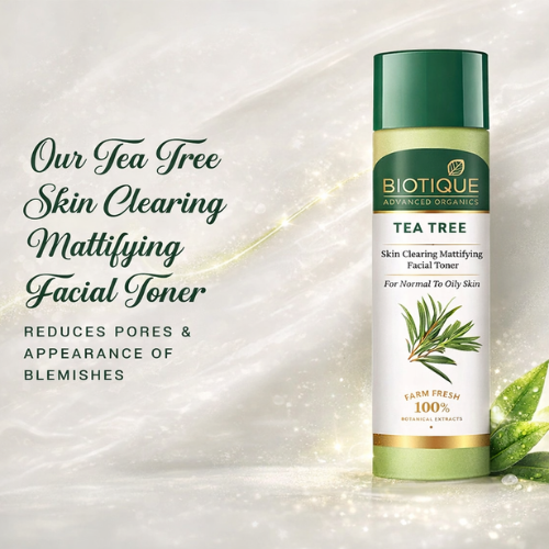 BIOTIQUE Tea Tree Facial Toner 120ml | Oil Control