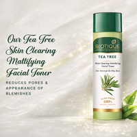 BIOTIQUE Tea Tree Facial Toner 120ml | Oil Control