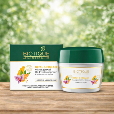 BIOTIQUE Ubtan & Collagen Gel Moisturizer 200ml