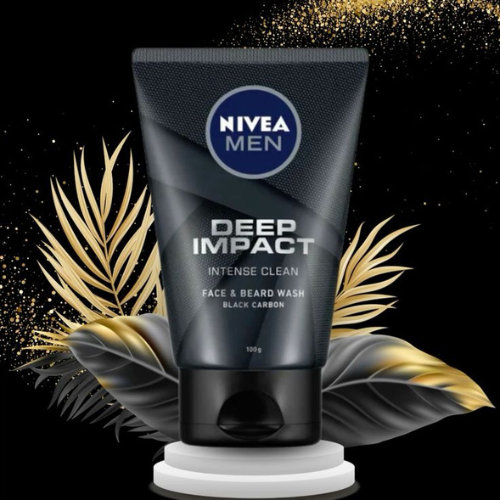 NIVEA Men Deep Impact Face Wash 100ml – Deep Clean Face Wash
