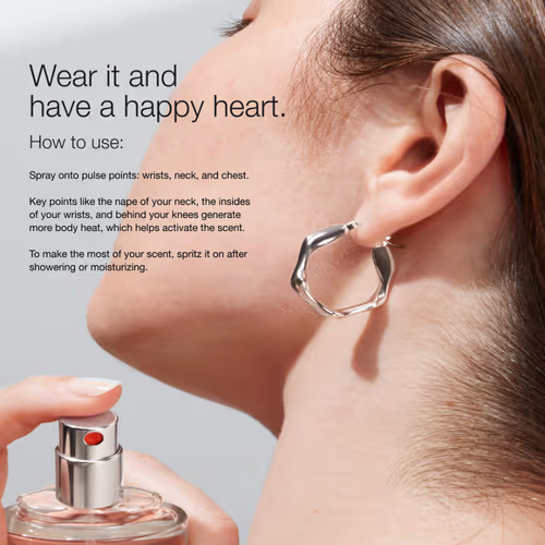 Clinique Happy Heart Eau de Parfum Spray 100ml – Fresh Floral Scent