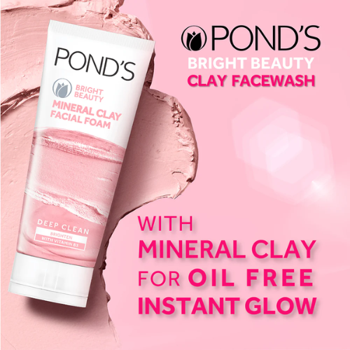 POND'S Bright Beauty Mineral Clay Face Wash 90g
