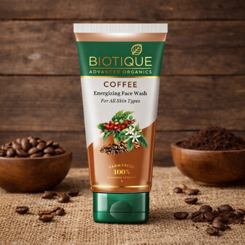 BIOTIQUE Coffee Energizing Face Wash 150ml | Fresh Skin