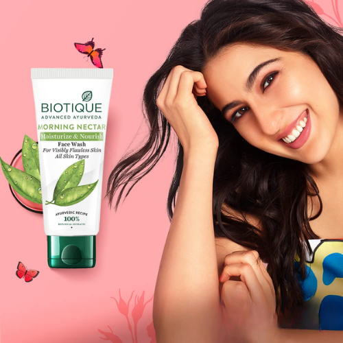 Biotique Morning Nectar Face Wash Pack of 2 | Hydrating