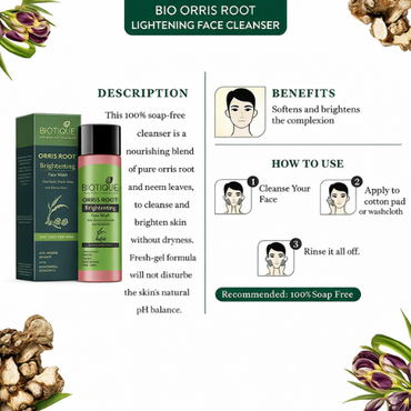 Biotique Orris Root Brightening Face Wash 120ml