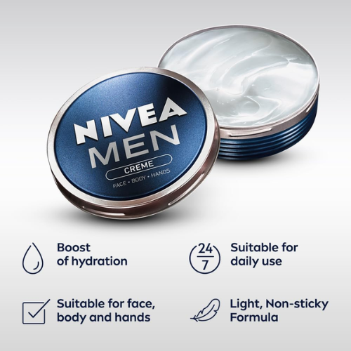 NIVEA MEN Creme 75ml | Hydrating Face & Body Moisturizer