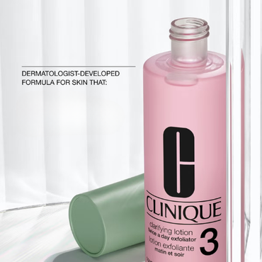 Clinique Clarifying Lotion 3 – Exfoliating Toner for Oily Skin