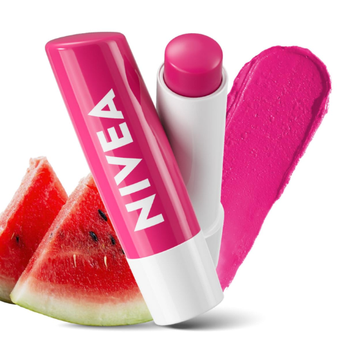 NIVEA Watermelon Shine Lip Balm | Soft Glossy Lips