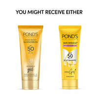 POND’S Sun Miracle SPF 50 PA+++ Brightening Sunscreen - Protect & Bright, With Niacinamide