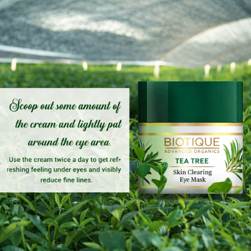 Biotique Tea Tree Skin Clearing Eye Mask 15gm