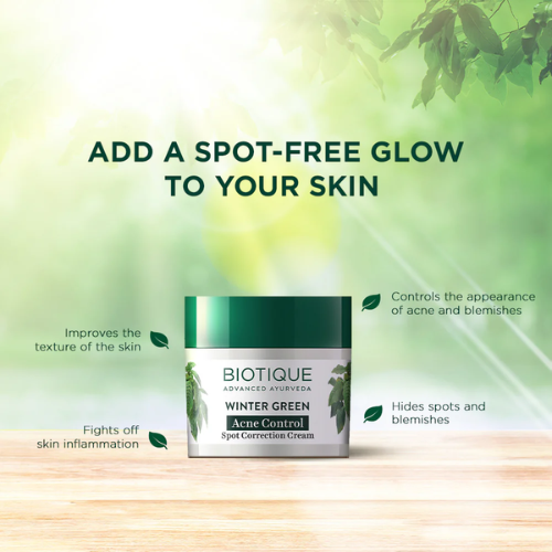 Biotique Winter Green Acne Control Cream 15g