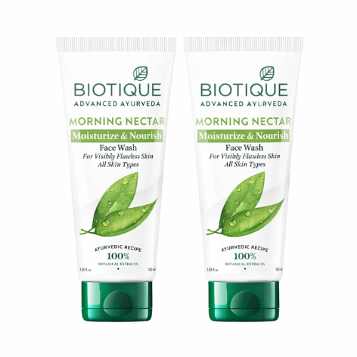 Biotique Morning Nectar Face Wash Pack of 2 | Hydrating