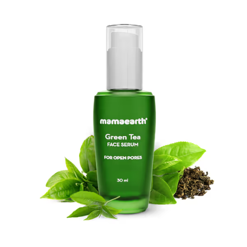Mamaearth Green Tea Face Serum 30ml | Tighten & Refine Pores