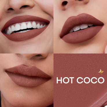 Nykaa Matte to Last No Transfer Long Lasting Lipstick - Hot Cocoa (3.5g)