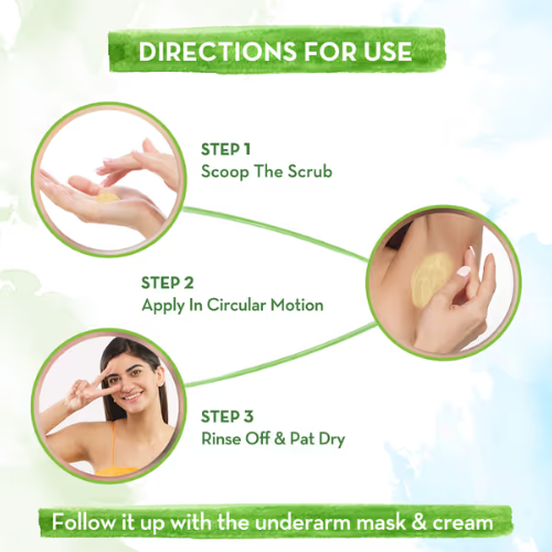 Mamaearth Vitamin C Underarm Scrub | Brighter Underarms