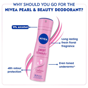 NIVEA Pearl & Beauty Radiance Deodorant Spray 150ml