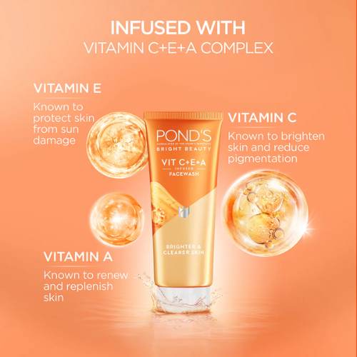 POND’S Bright Beauty Vit C+E+A Gel Face Wash
