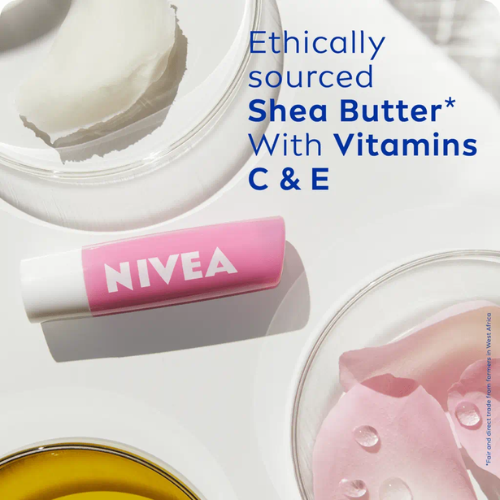 NIVEA Soft Rosé Lip Balm | Hydrating Pink Glow