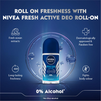 NIVEA MEN Fresh Active Anti-Perspirant Roll-On 50ml