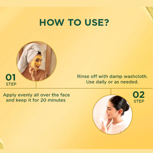 Biotique Ubtan & Collagen Face Mask 50g | Herbal Glow