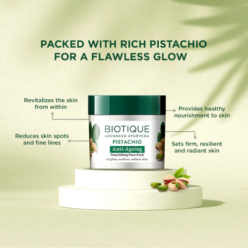 Biotique Pistachio Anti Ageing Face Pack
