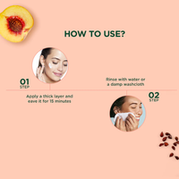 Biotique Peach Peel Off Mask 50g | Clarifying Glow