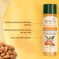 BIOTIQUE Almond Oil Deep Cleanse Cleansing Oil 120ml