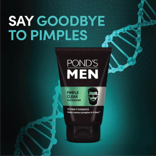 POND'S Men Pimple Clear Facewash 100g | Acne Control