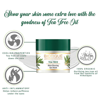 Biotique Tea Tree Skin Clearing Eye Mask 15gm