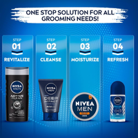 NIVEA Men Deep Impact Face Wash 100ml | Deep Cleansing for Men