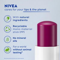NIVEA Blackberry Shine Lip Balm | Tinted Moisture